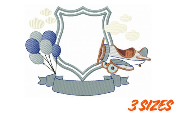 Download Aviator Baby Frame Embroidery Design - Baby Collection