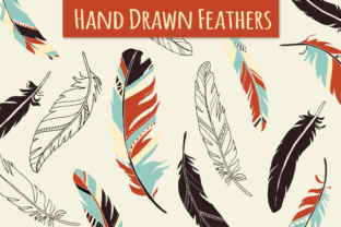 Download Hand Drawn Feathers Set - Hand Collection