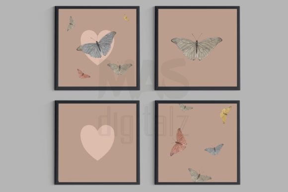 Download Butterfly Baby Nursery Decor Beige - Baby Collection