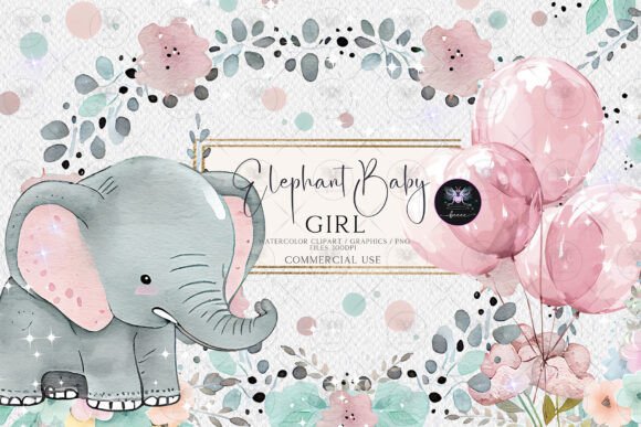 Download Elephant Baby Girl Clipart - Baby Collection