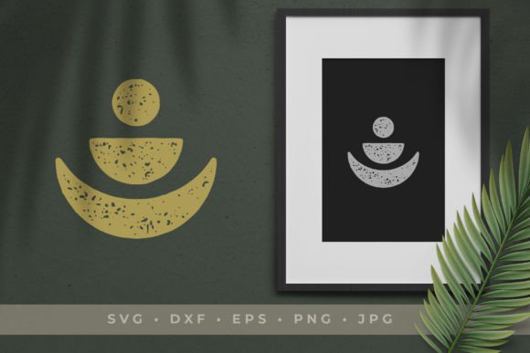 Download Abstract Esoteric Amulet with Half Moon - Amulet Collection
