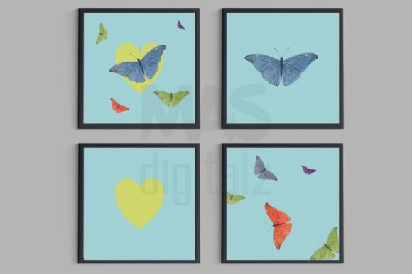 Download Butterfly Baby Nursery Decor Blue - Baby Collection